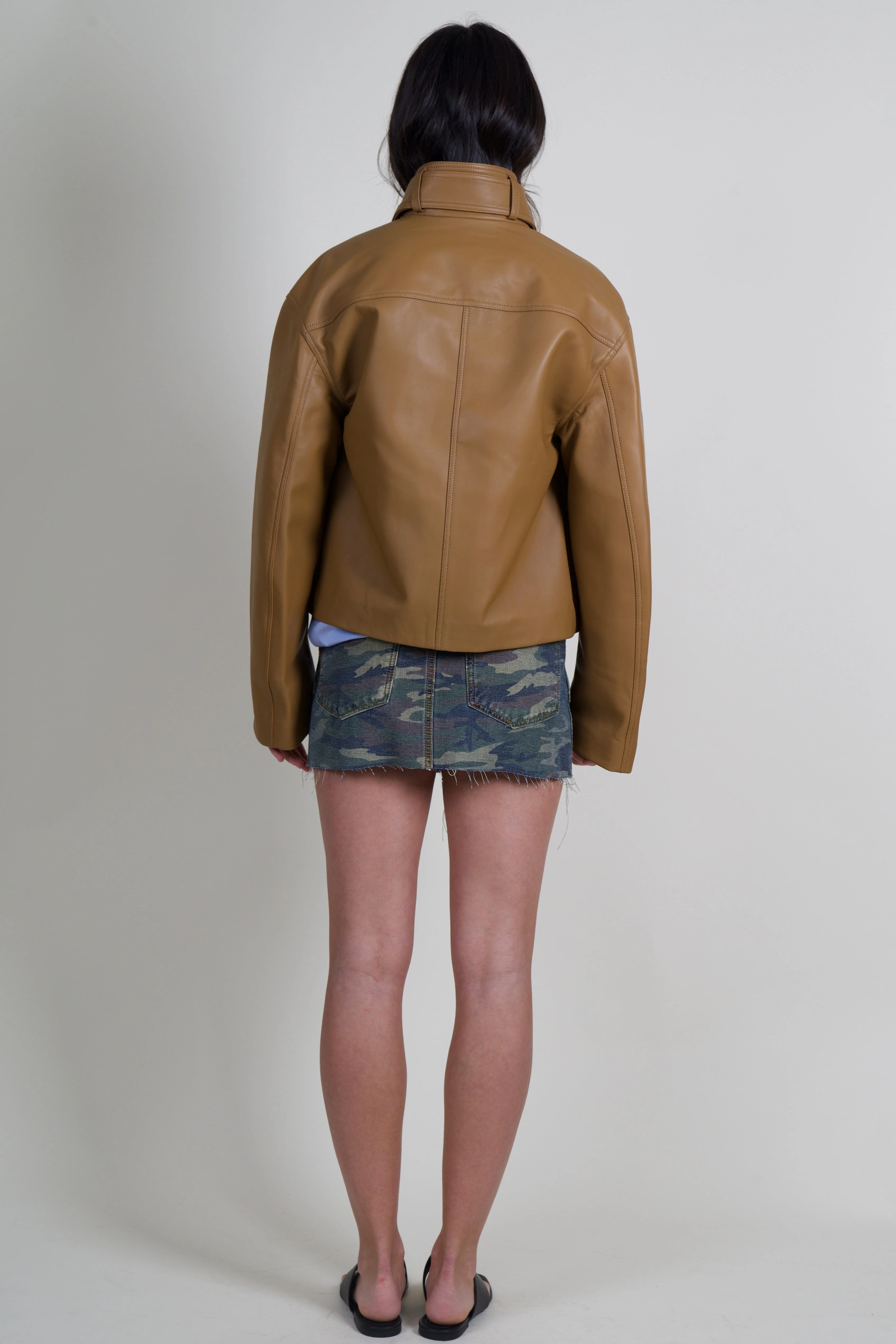A.L.C. | Hudson Jacket - Oiled Oak - Image 5