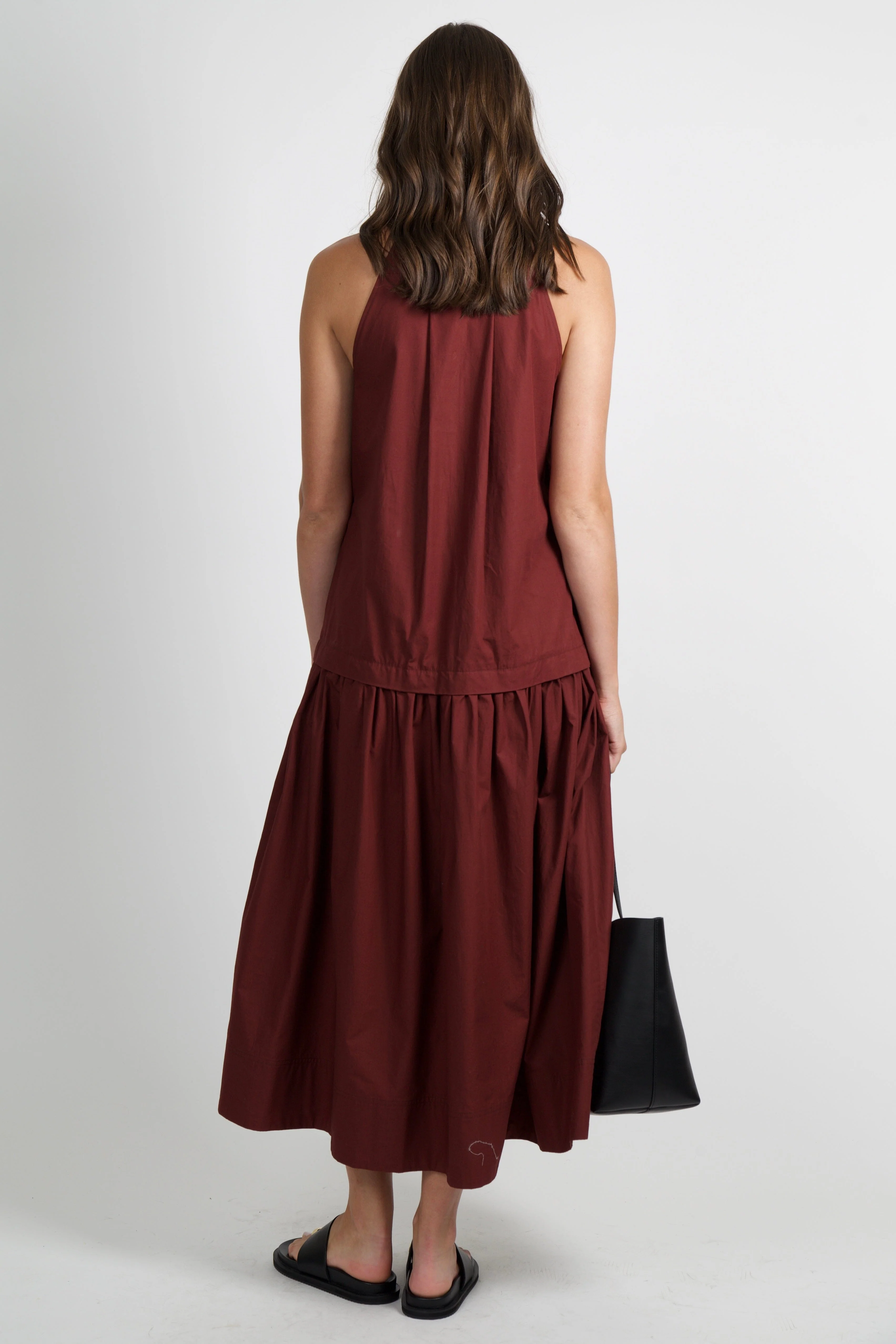 A.L.C. | Vera Dress - Dark Bosco - Image 4