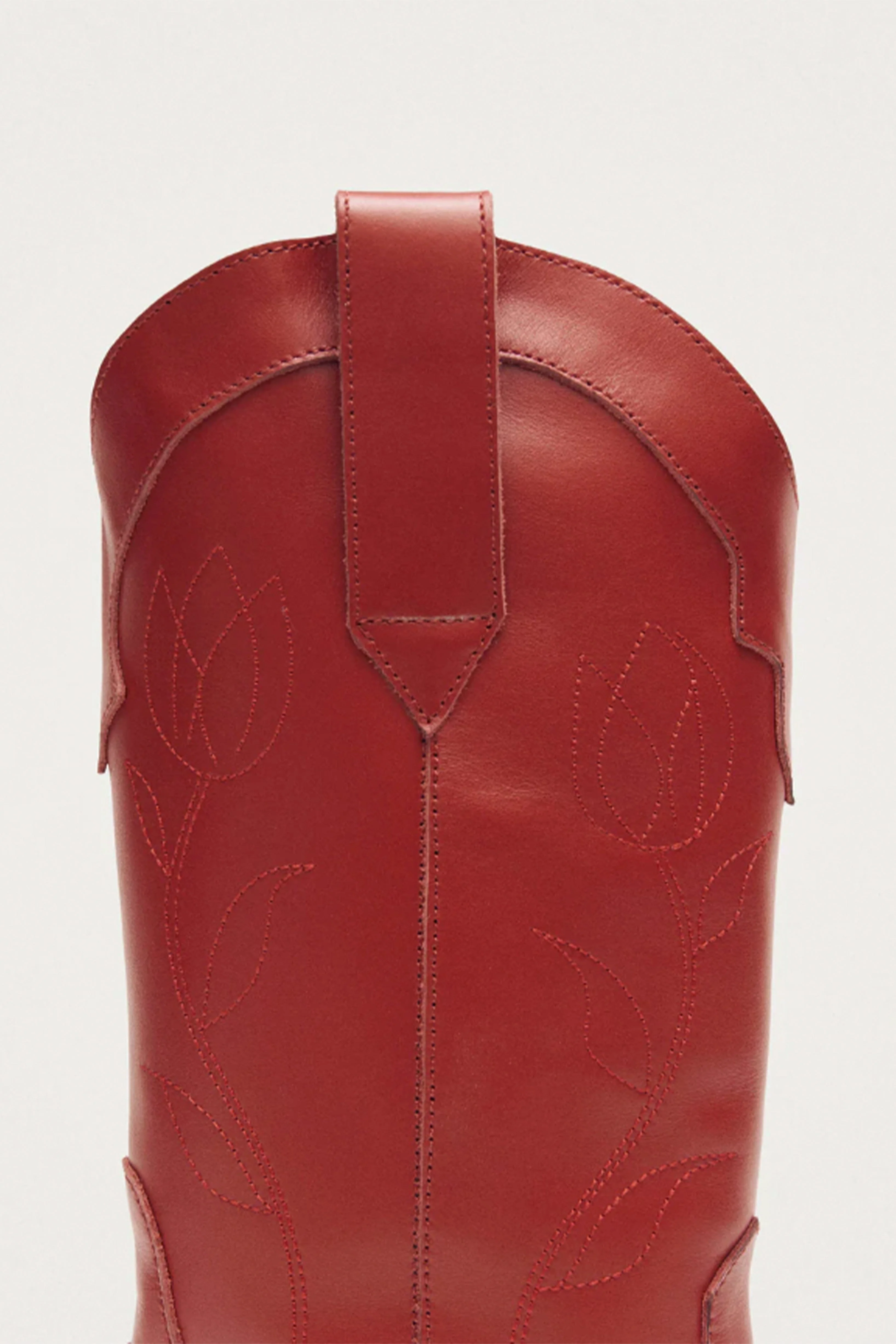ALOHAS | Liberty Leather Boots - Red - Image 4