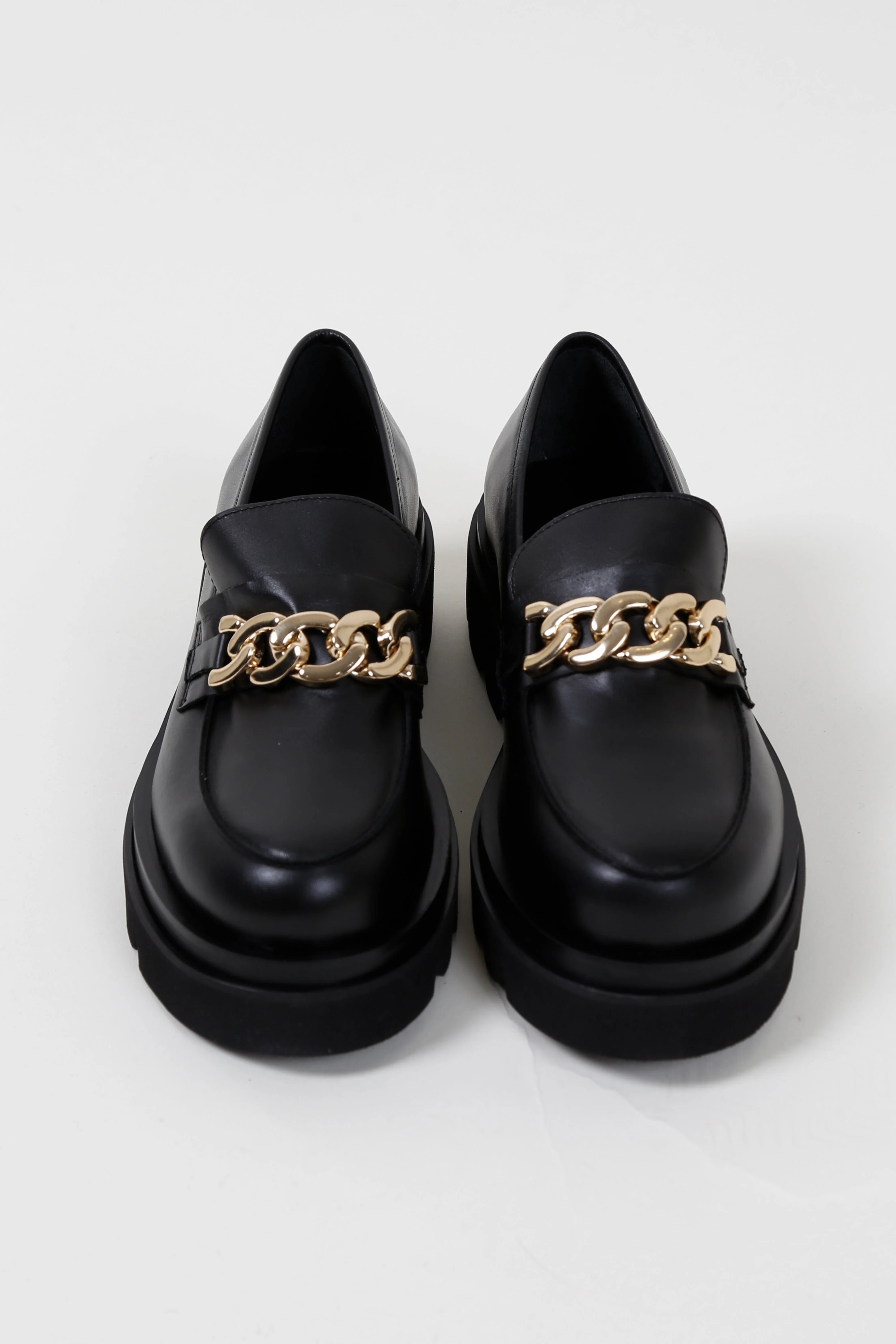 ALOHAS | Track Leather Loafer - Black - Image 3