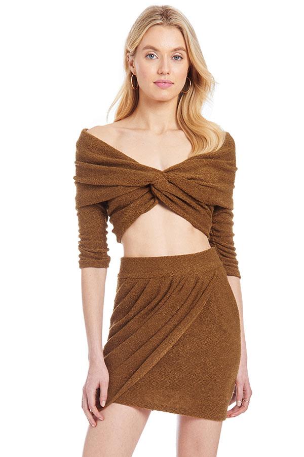 AMANDA UPRICHARD | Voila Skirt - Maple - Image 9