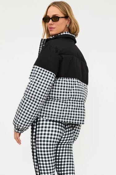 BEACH RIOT | Jojo Puffer - Slate Gingham - Image 8