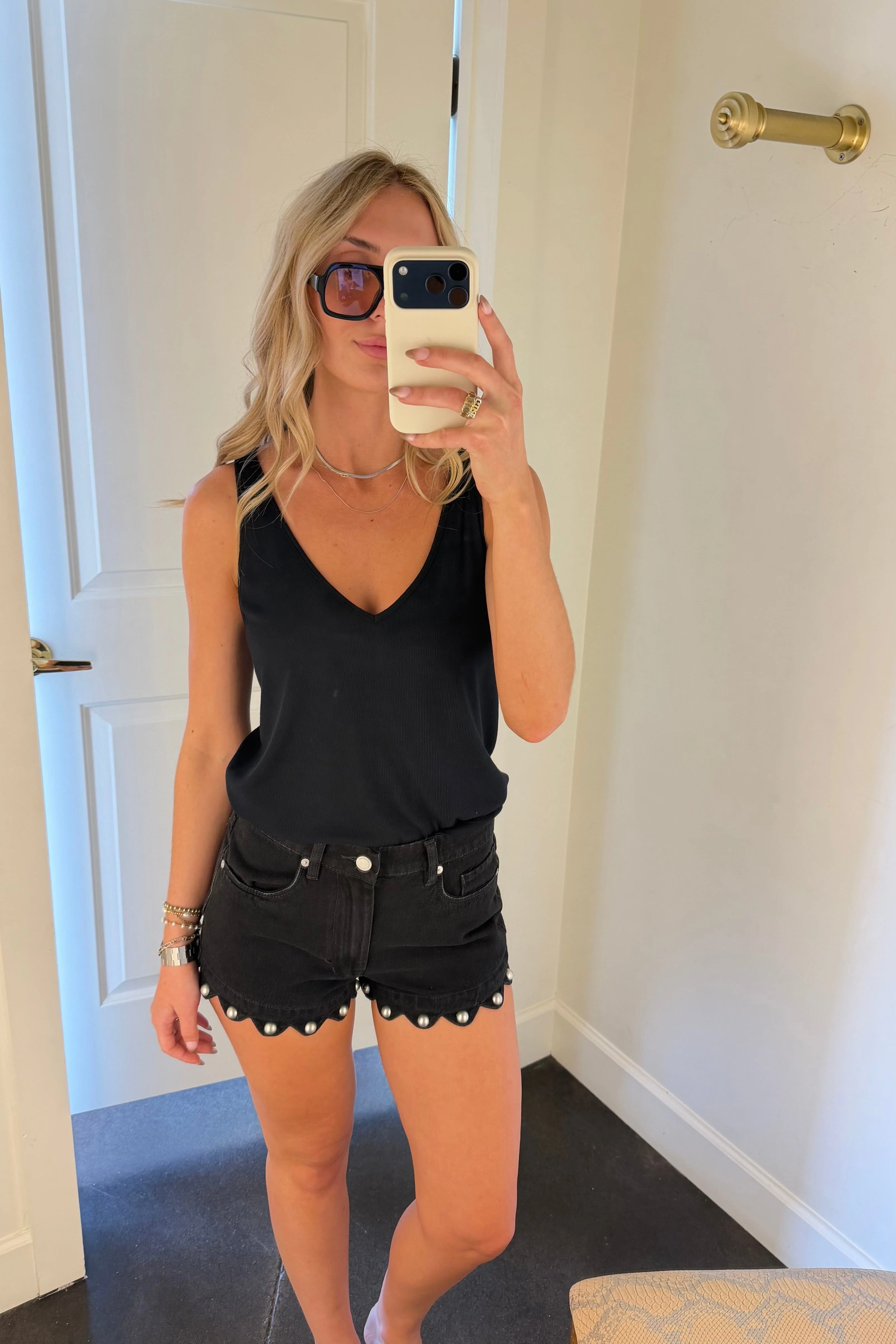 BLANK NYC | Wild Card Shorts - Black Wash - Image 3