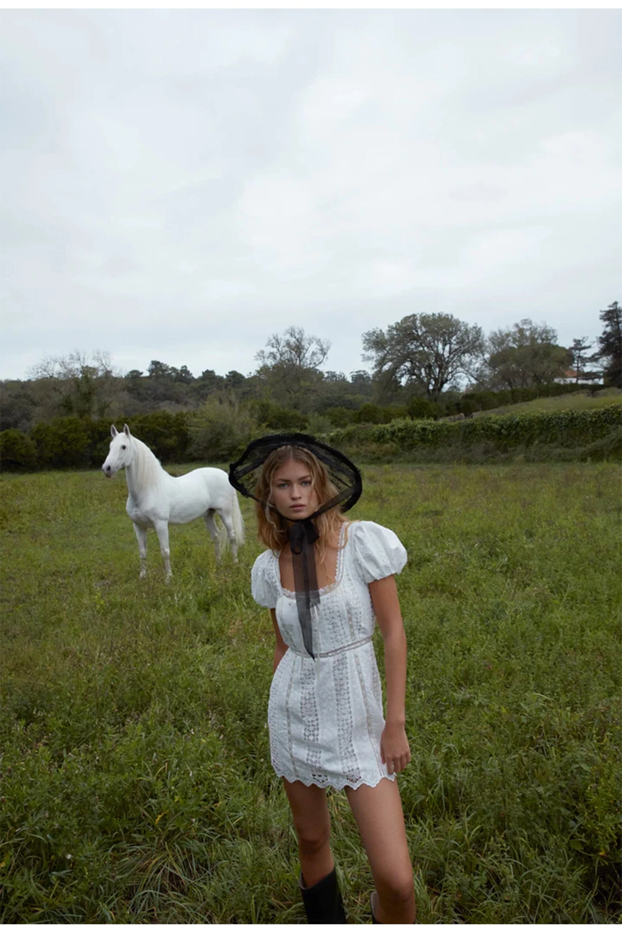 FOR LOVE & LEMONS | Tracy Mini Dress - White - Image 8