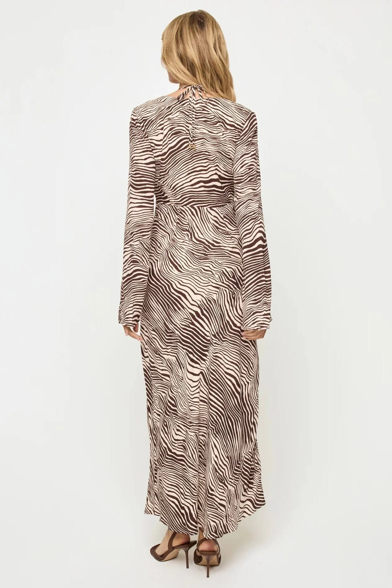 L*SPACE | Say When Maxi Dress - Brown Print - Image 6