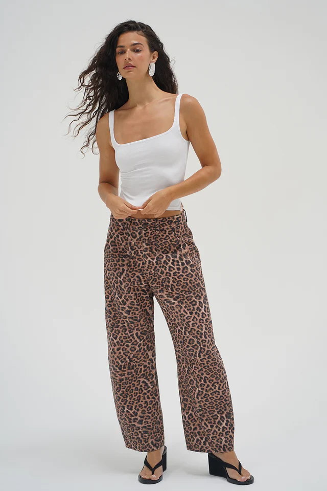 LNA | Cross Creek Leopard Pant