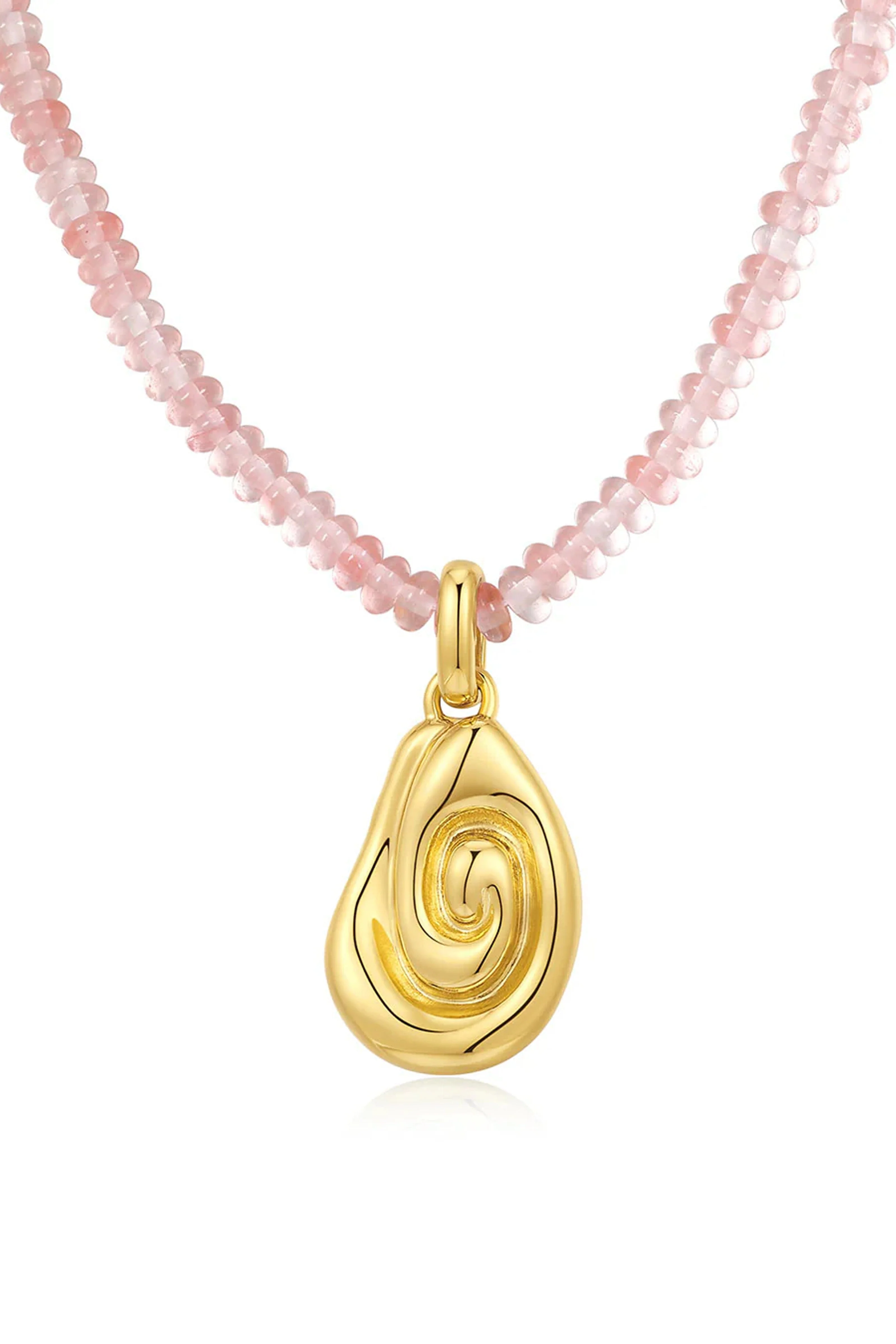 LUV AJ | The Coquille Beaded Necklace - Gold