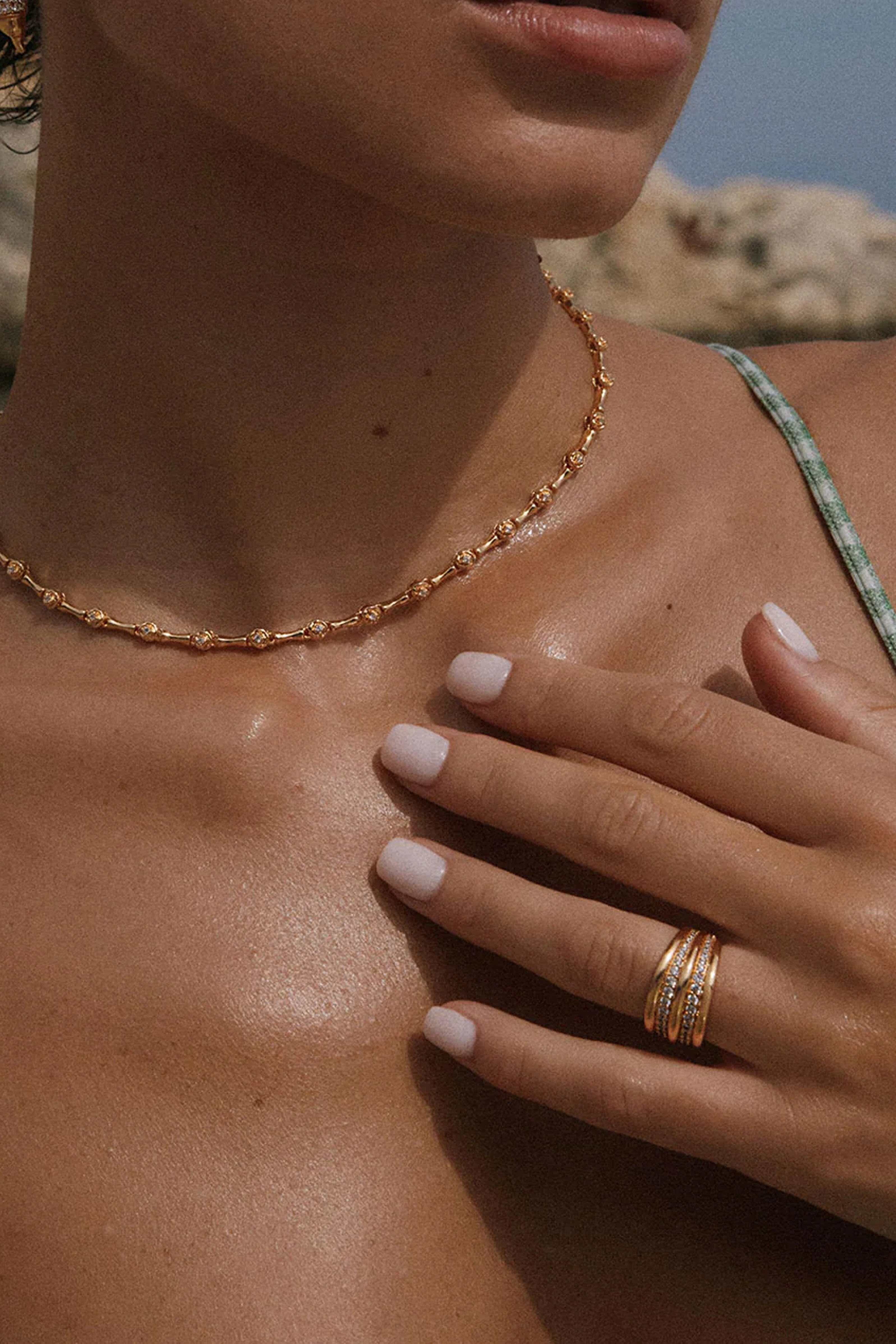 LUV AJ | The Pave Ridged Positano Ring - Image 6