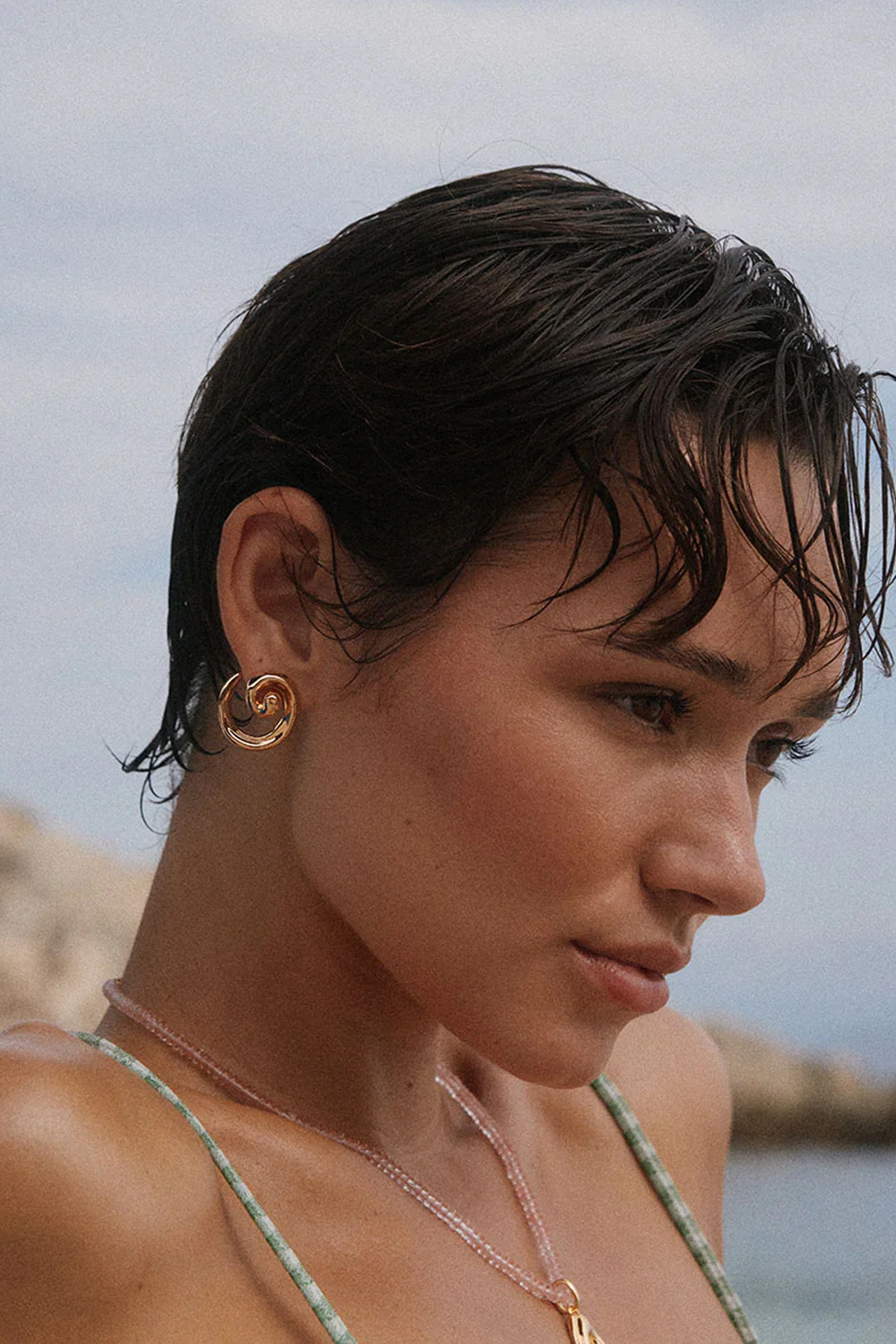 LUV AJ | The Seashell Coil Studs - Image 3
