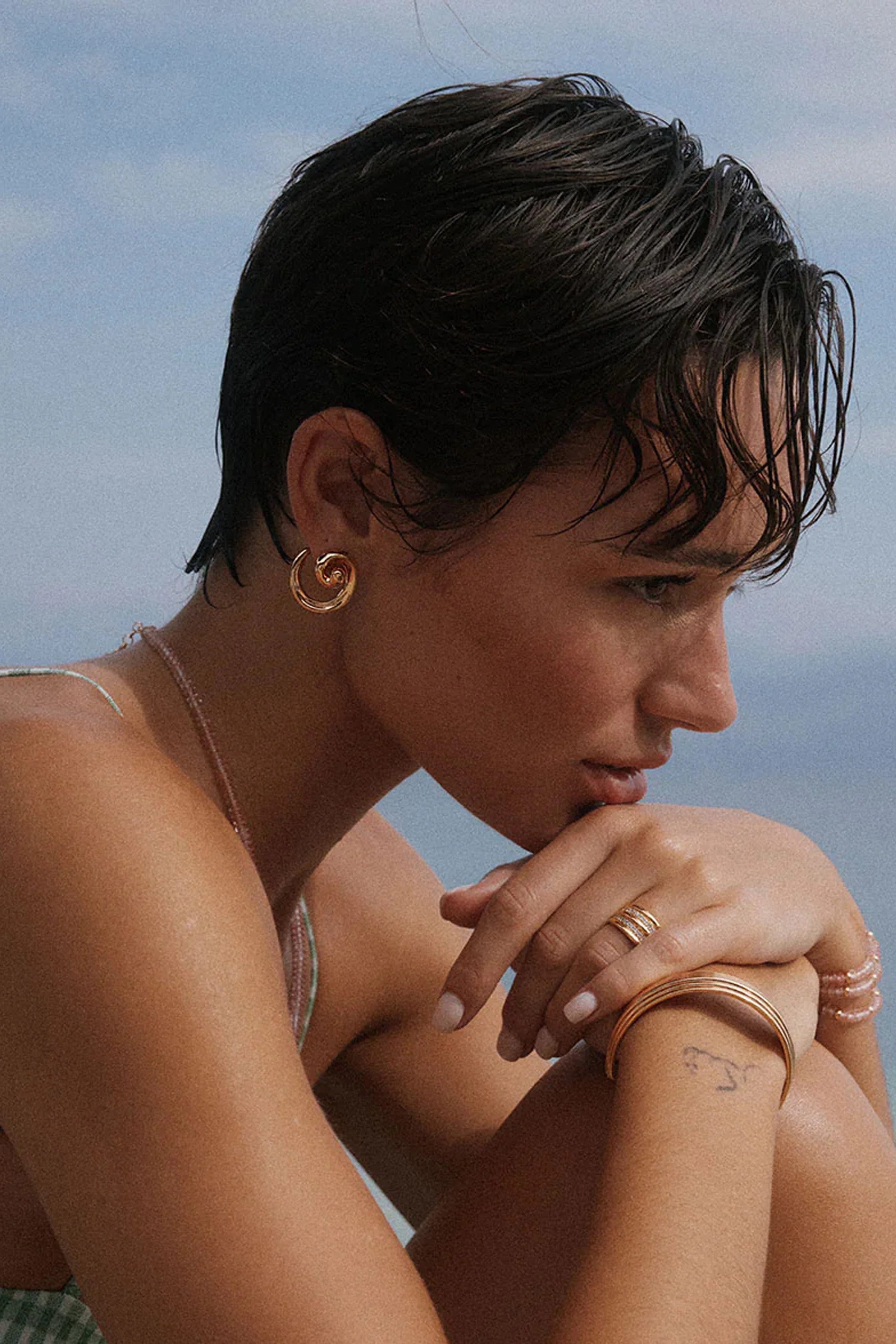 LUV AJ | The Seashell Coil Studs - Image 4