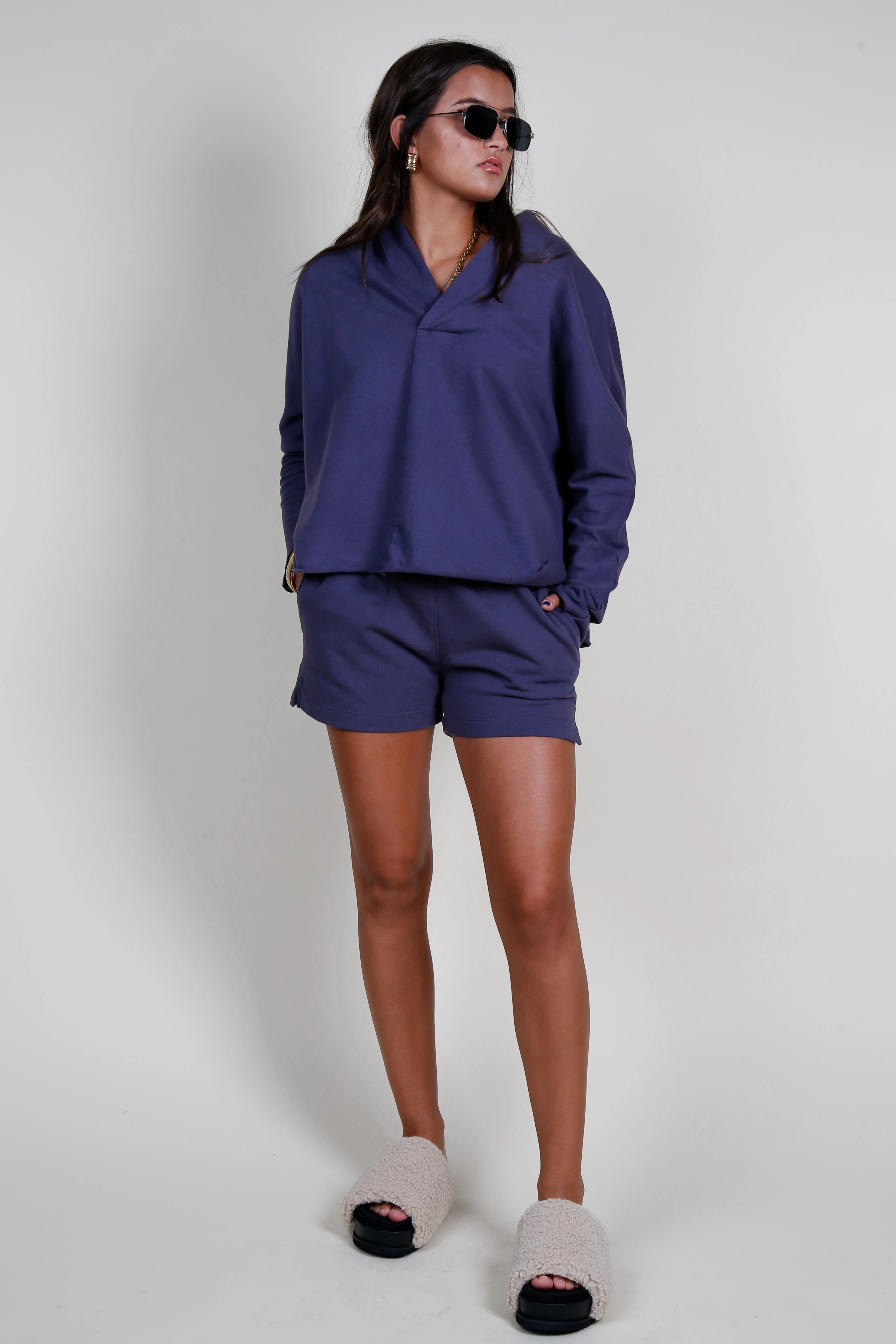 MANTRA | Cali Sweat Shorts - Steel - Image 3