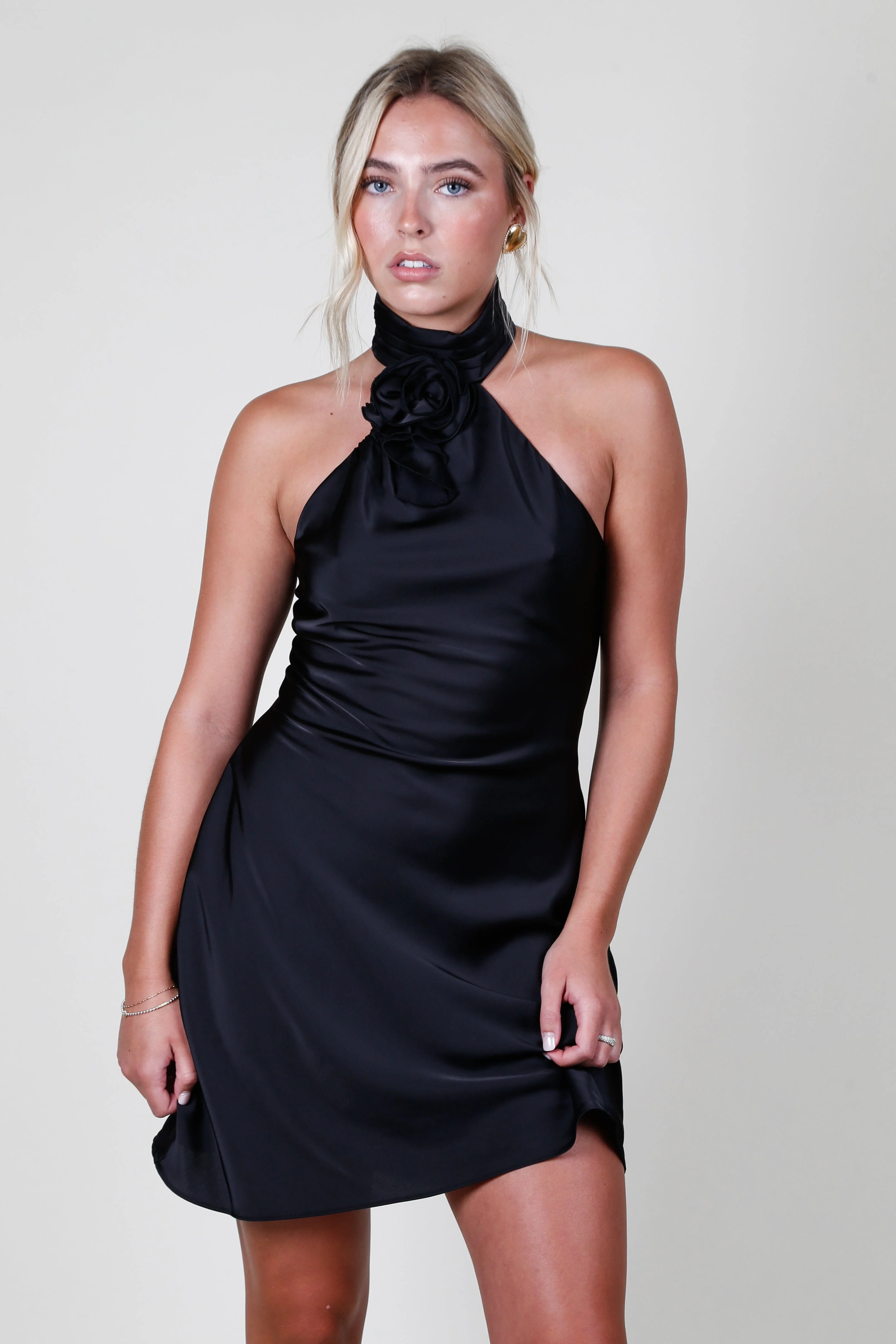 MISHA | Sterling Mini Dress - Black - Image 4
