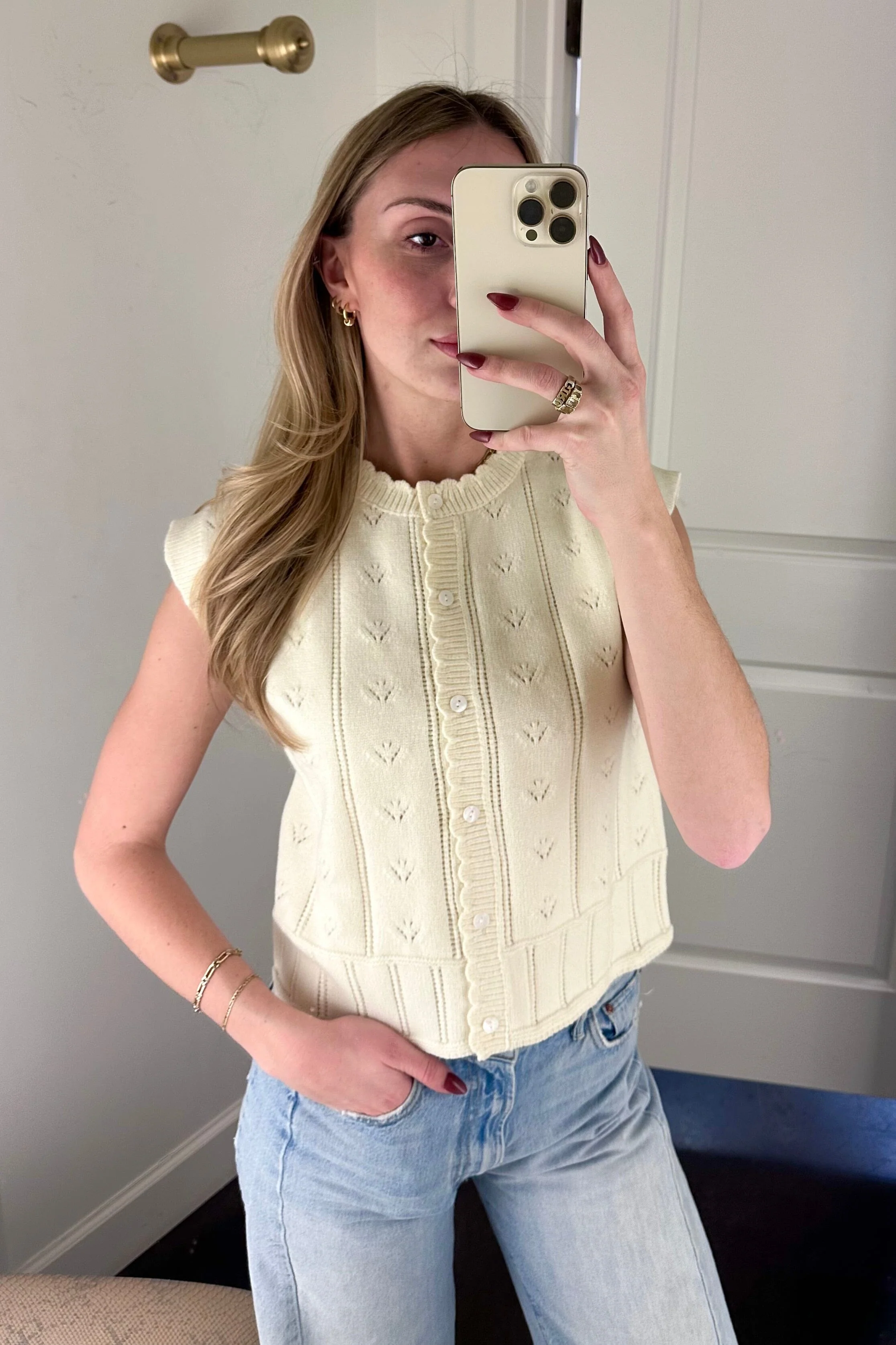 MOD REF | The Linda Vest - Ivory - Image 4