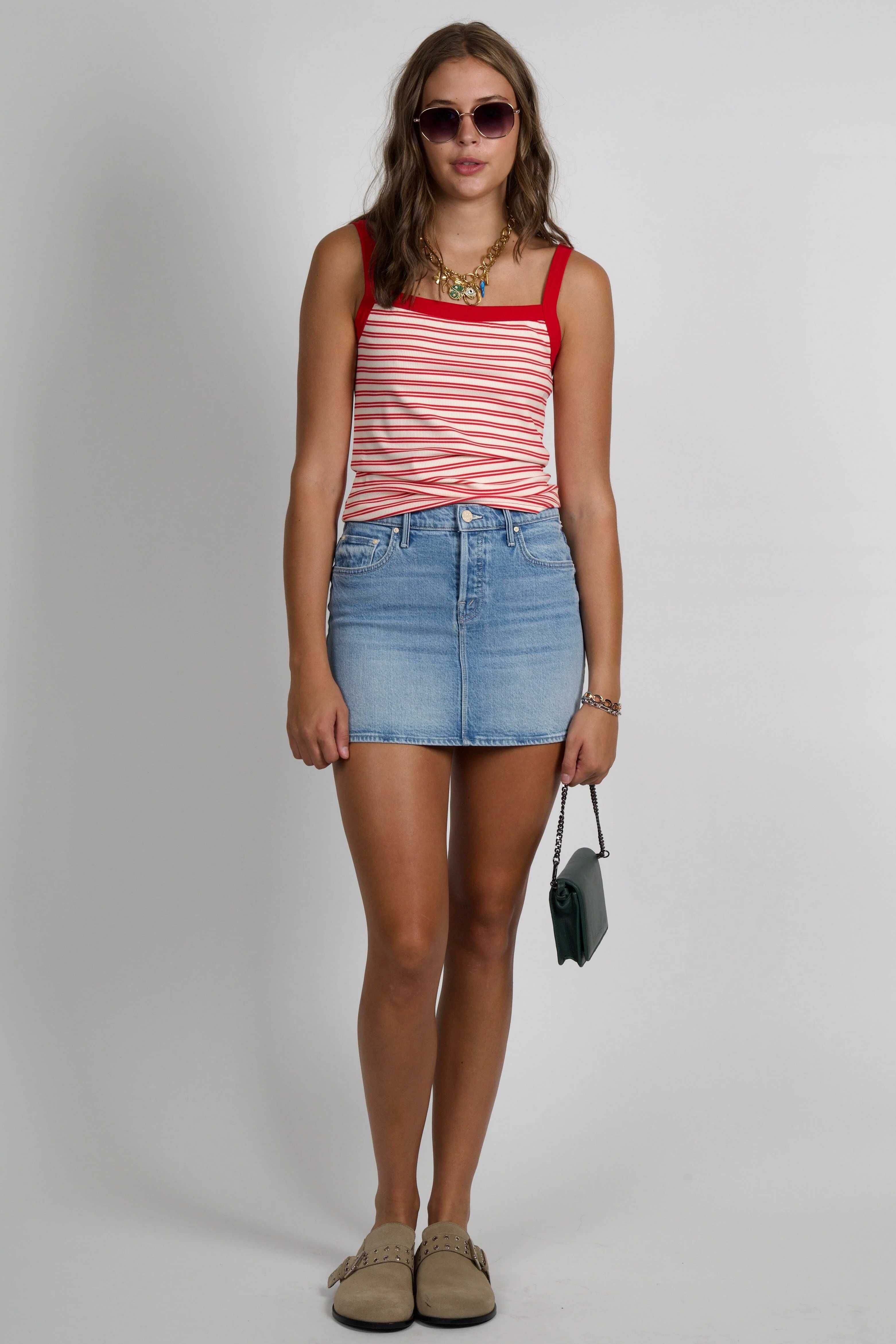 MOTHER | The Vagabond Mini Skirt - Magic School Bus