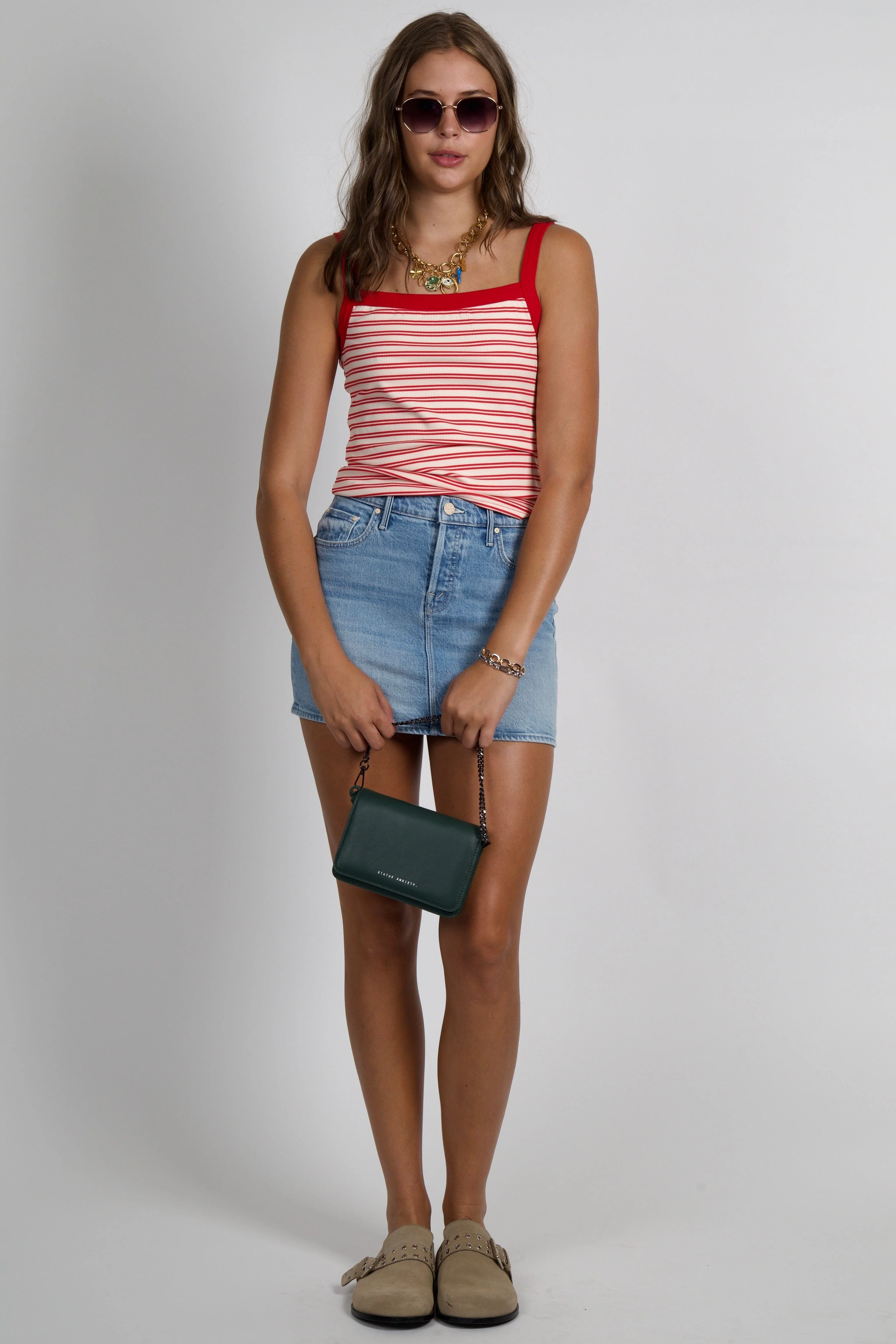 MOTHER | The Vagabond Mini Skirt - Magic School Bus - Image 3