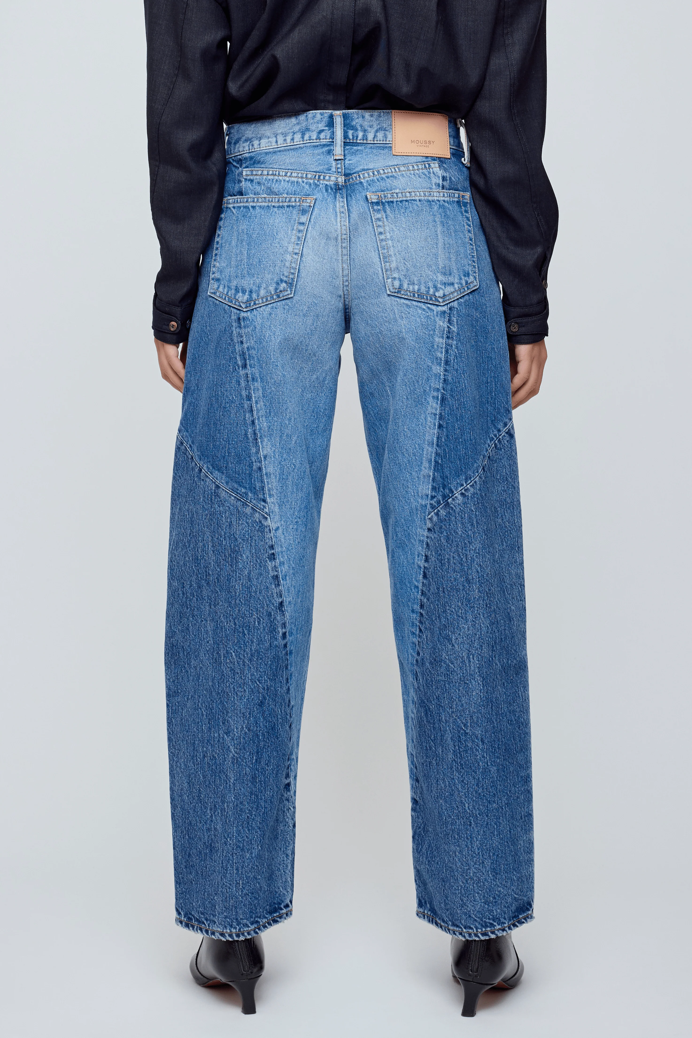 MOUSSY | Micco Remake Wide Tapered - Blue - Image 3
