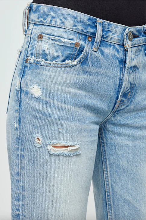 MOUSSY | MV Odessa Straight Low - Light Blue - Image 5