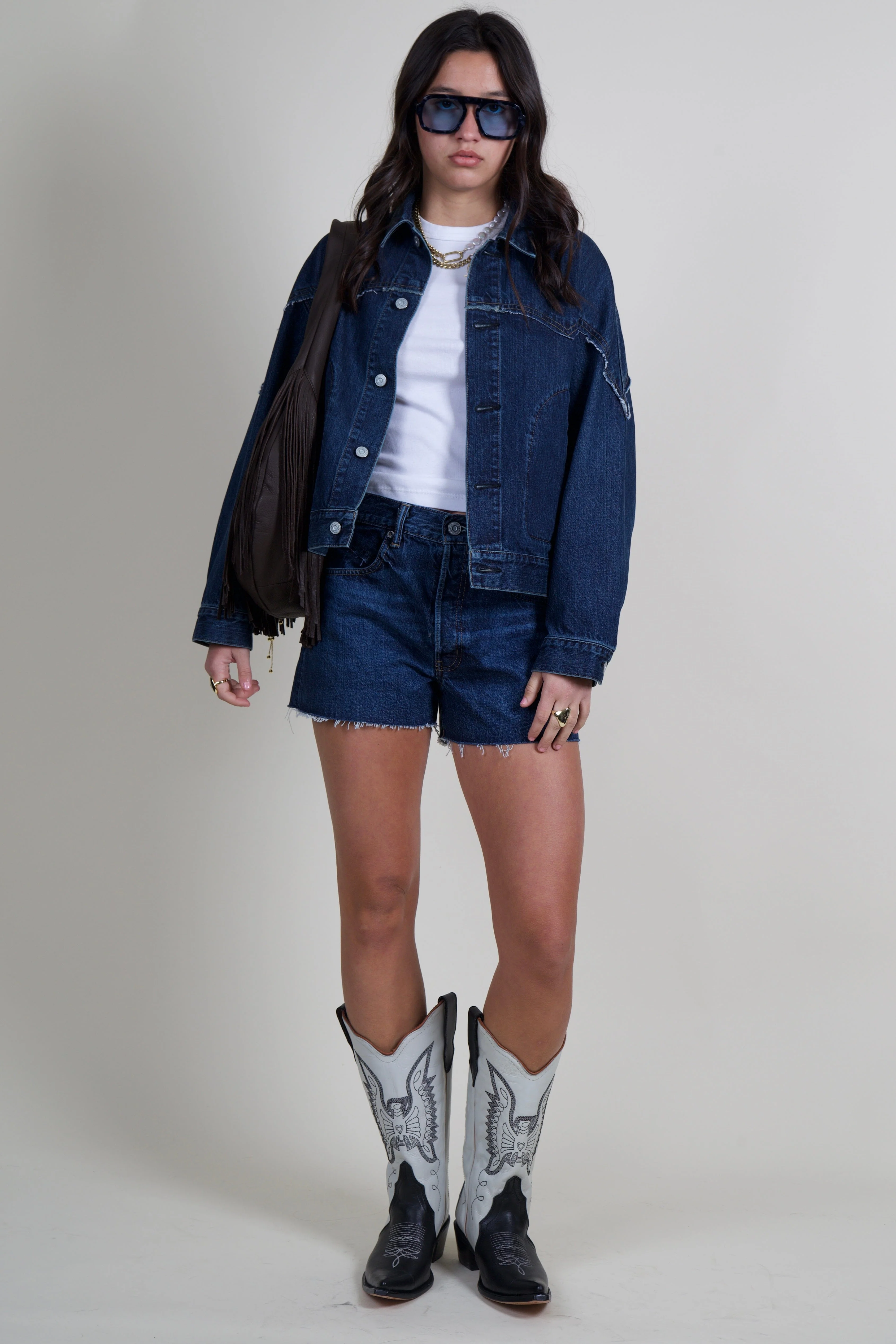 MOUSSY | MV Whitman Western Jacket - Blue - Image 4
