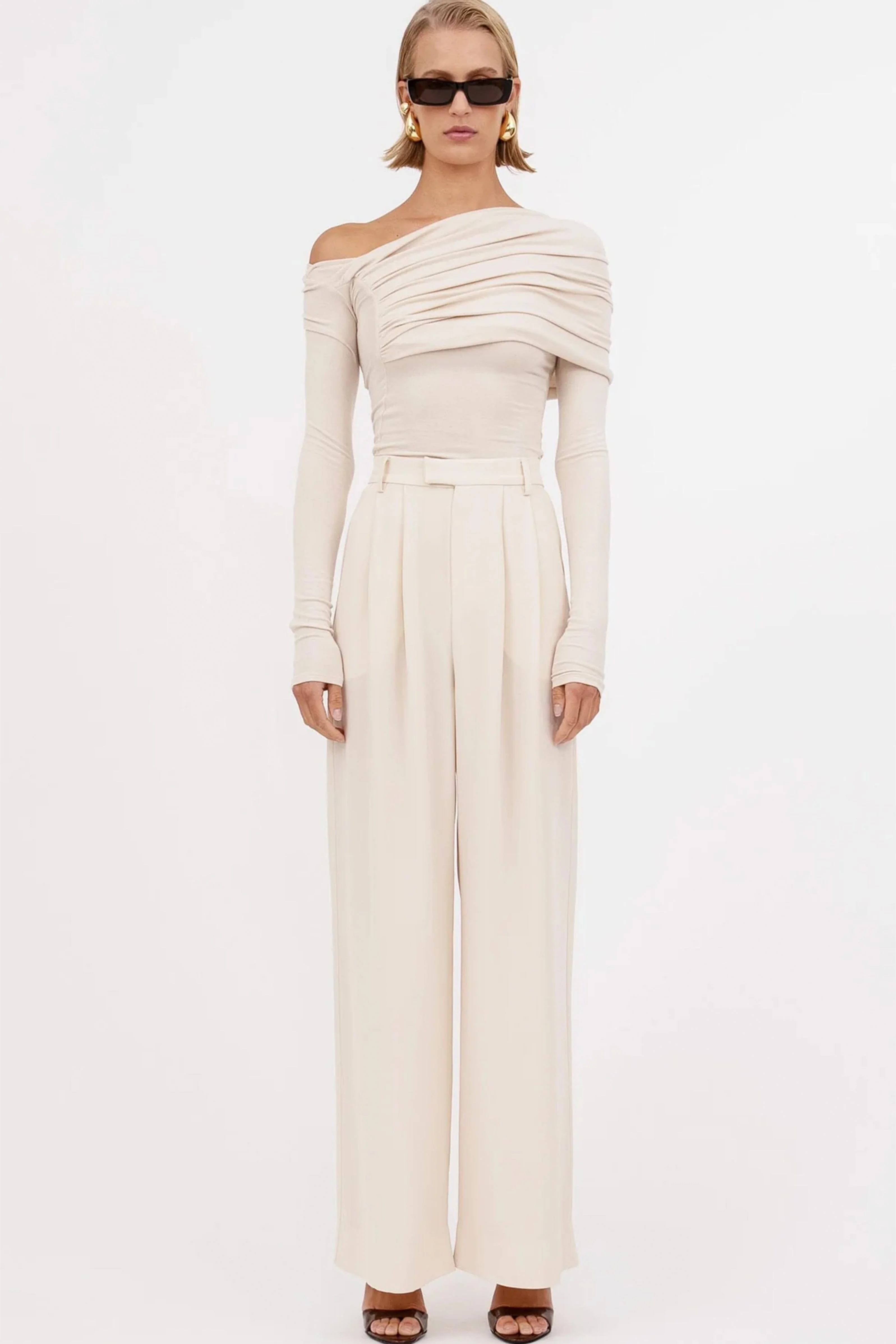 NONCHALANT | Santana Pant - Bone