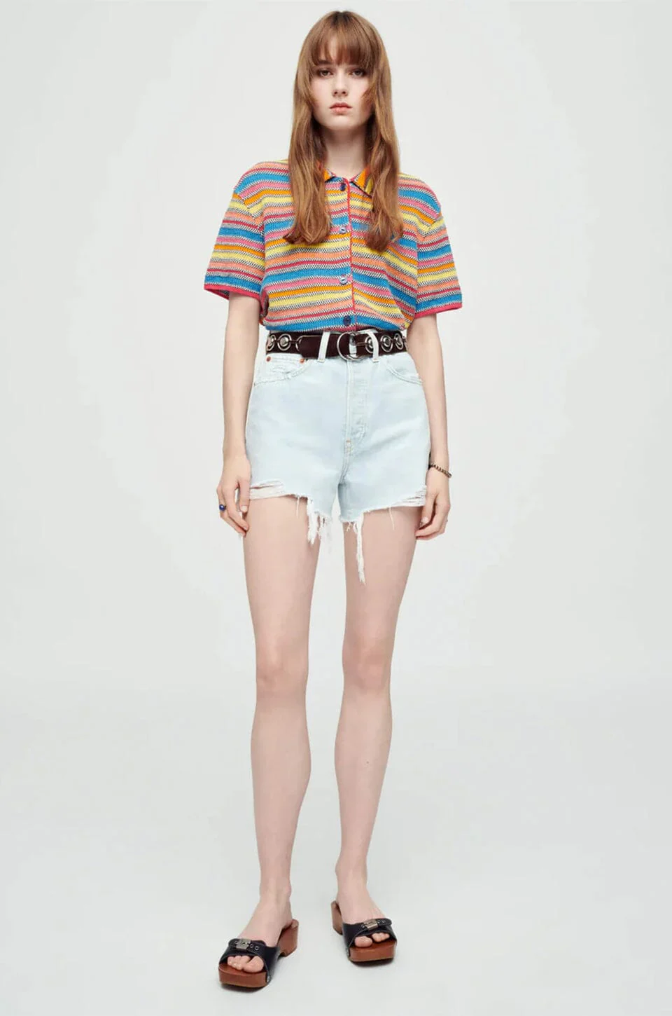 RE/DONE | 50s Cutoff Shorts - Light Raf - Image 8