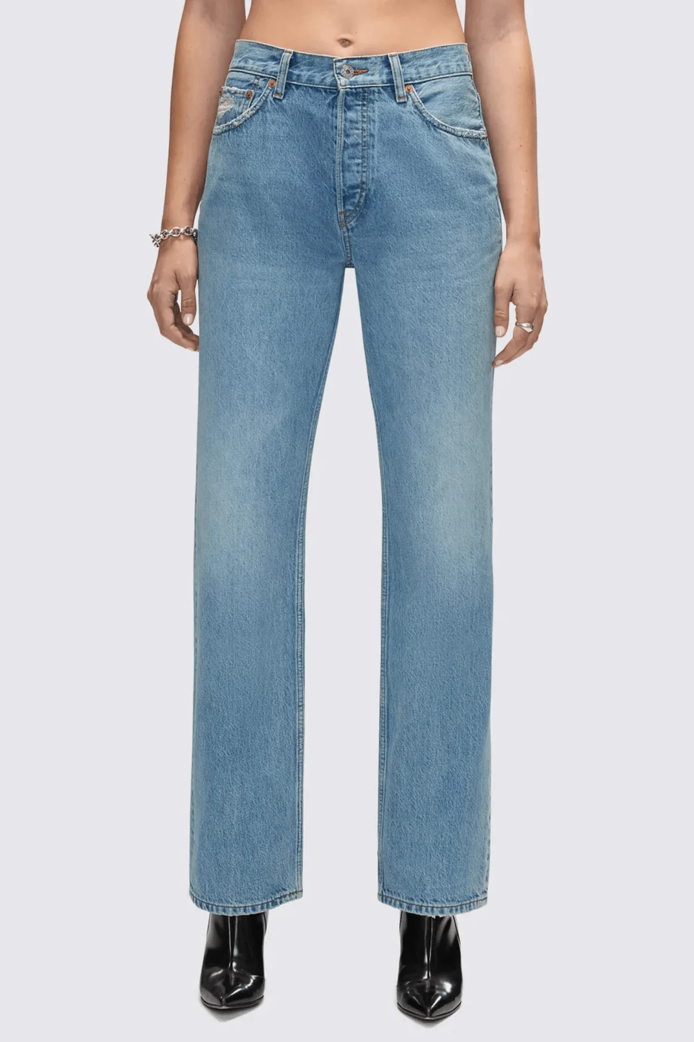 RE/DONE - 90’s Jean - Worn Blue - Image 2