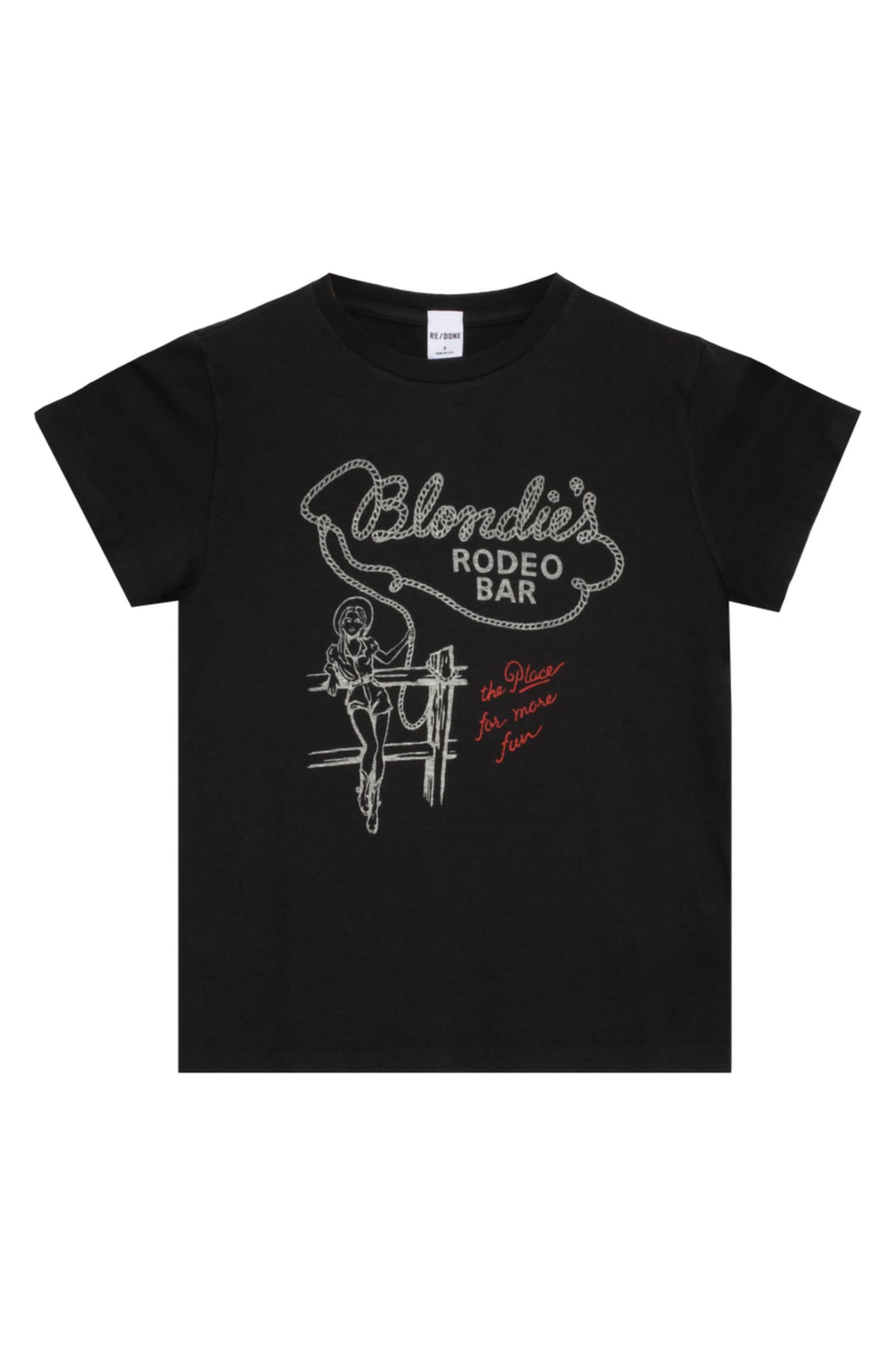 RE/DONE | Classic Blondie Tee - Washed Black