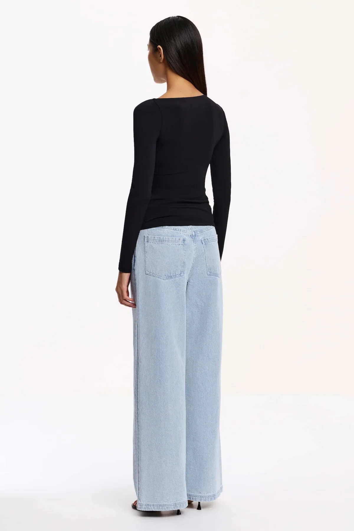 SIGNIFICANT OTHER | June Long Sleeve Top - Black - Image 3