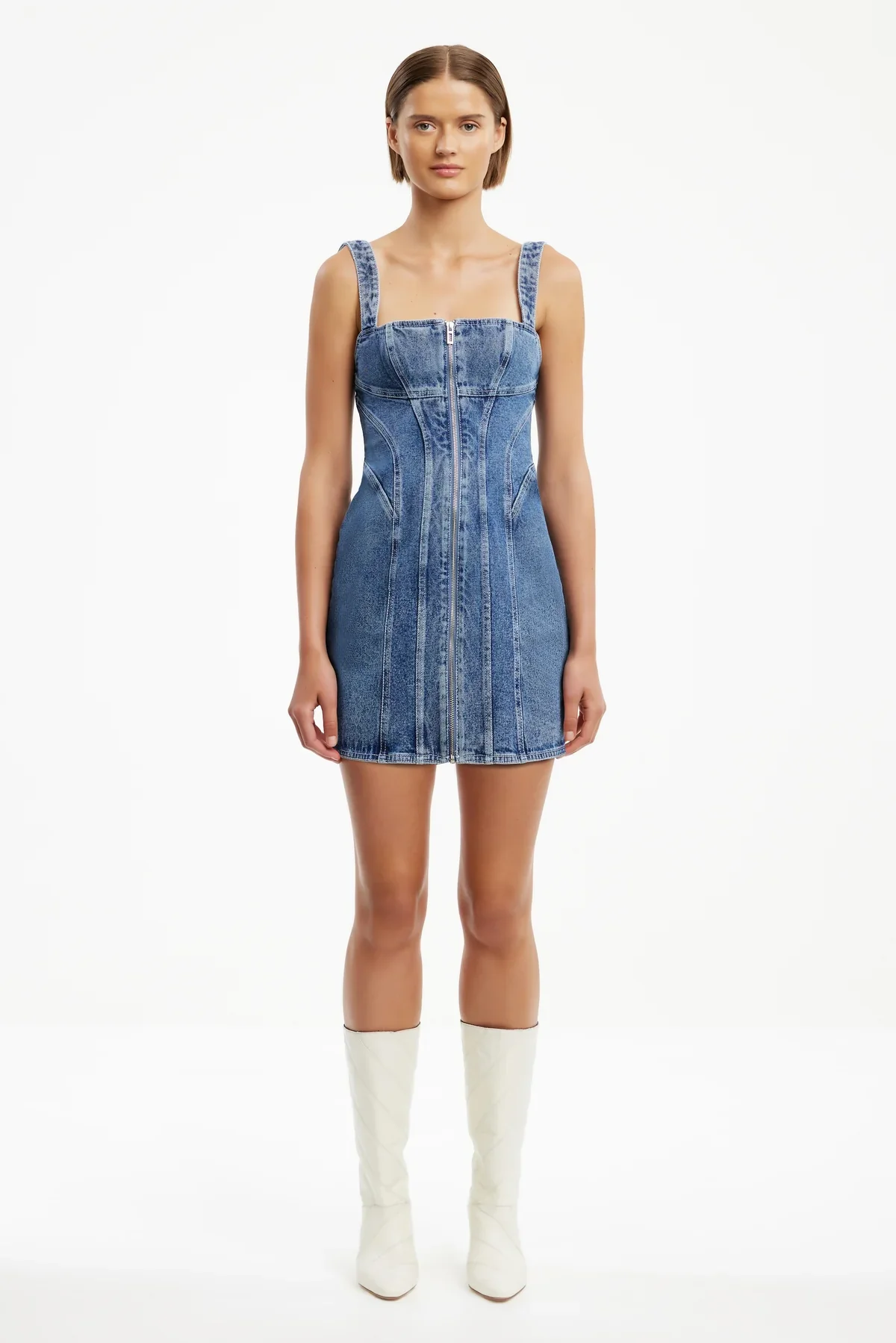SIGNIFICANT OTHER | Washed Indigo Sabrina Mini Dress - Washed Indigo