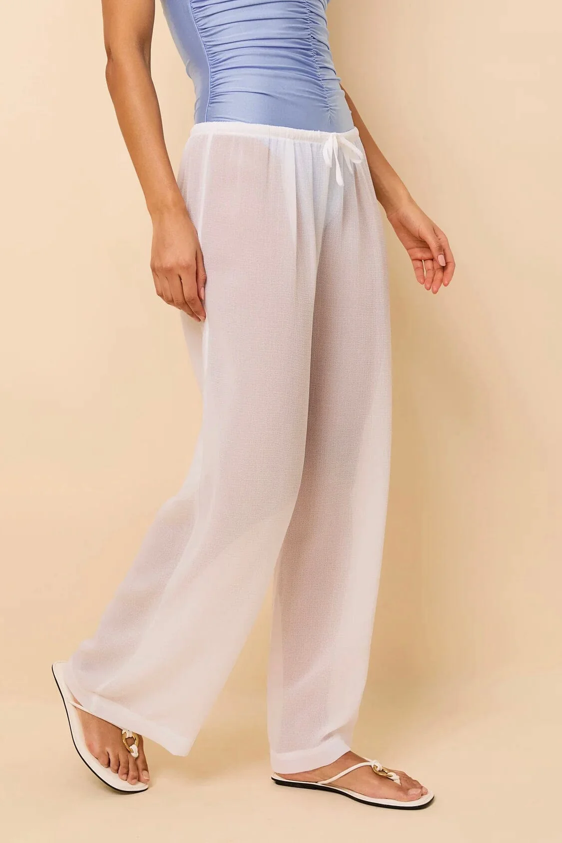SOLID & STRIPED | Ashling Pant - Optic White - Image 3
