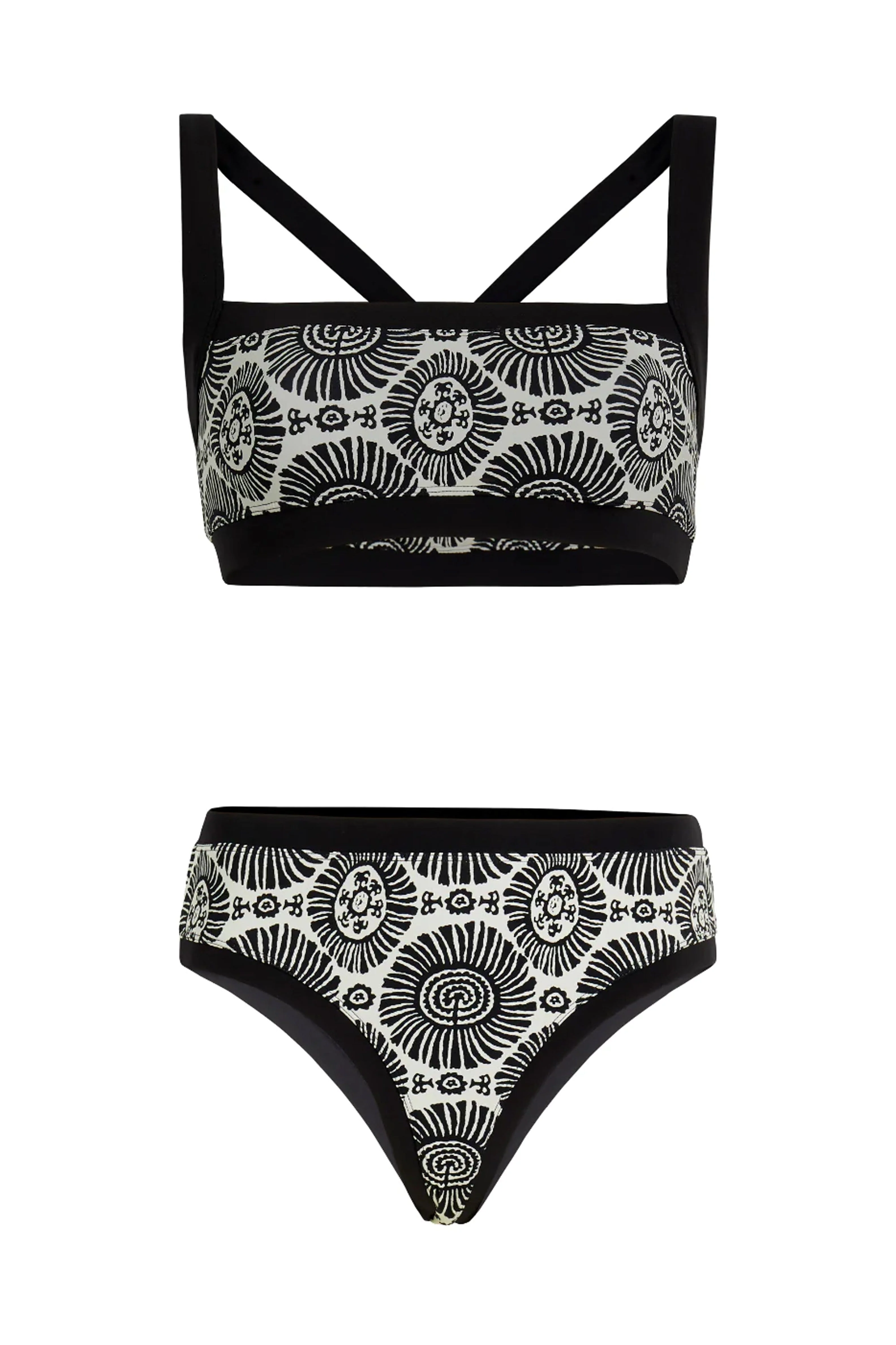SOLID & STRIPED | The Scottie Bottom - Medallion Print - Image 5