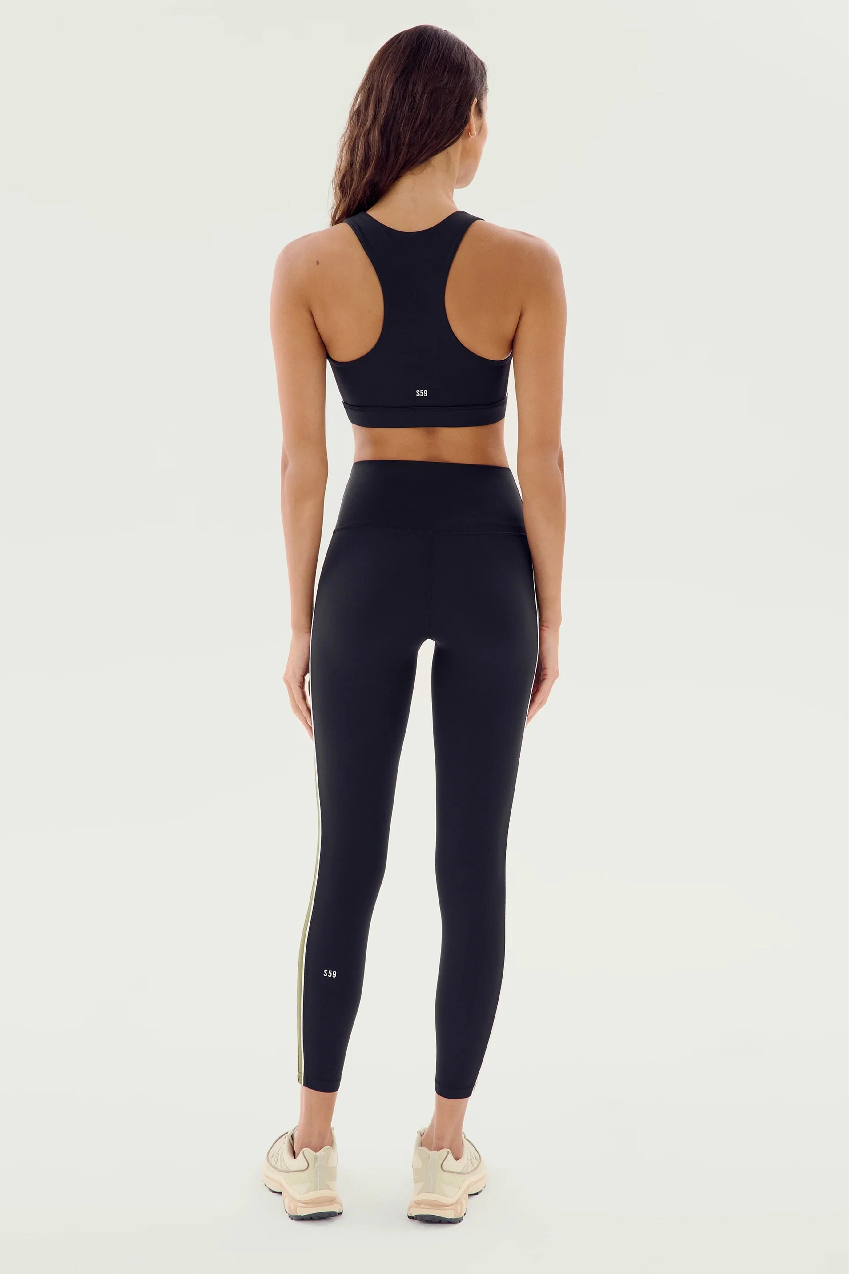 SPLITS59 | Margot Rigor Legging - Black/Olive - Image 4