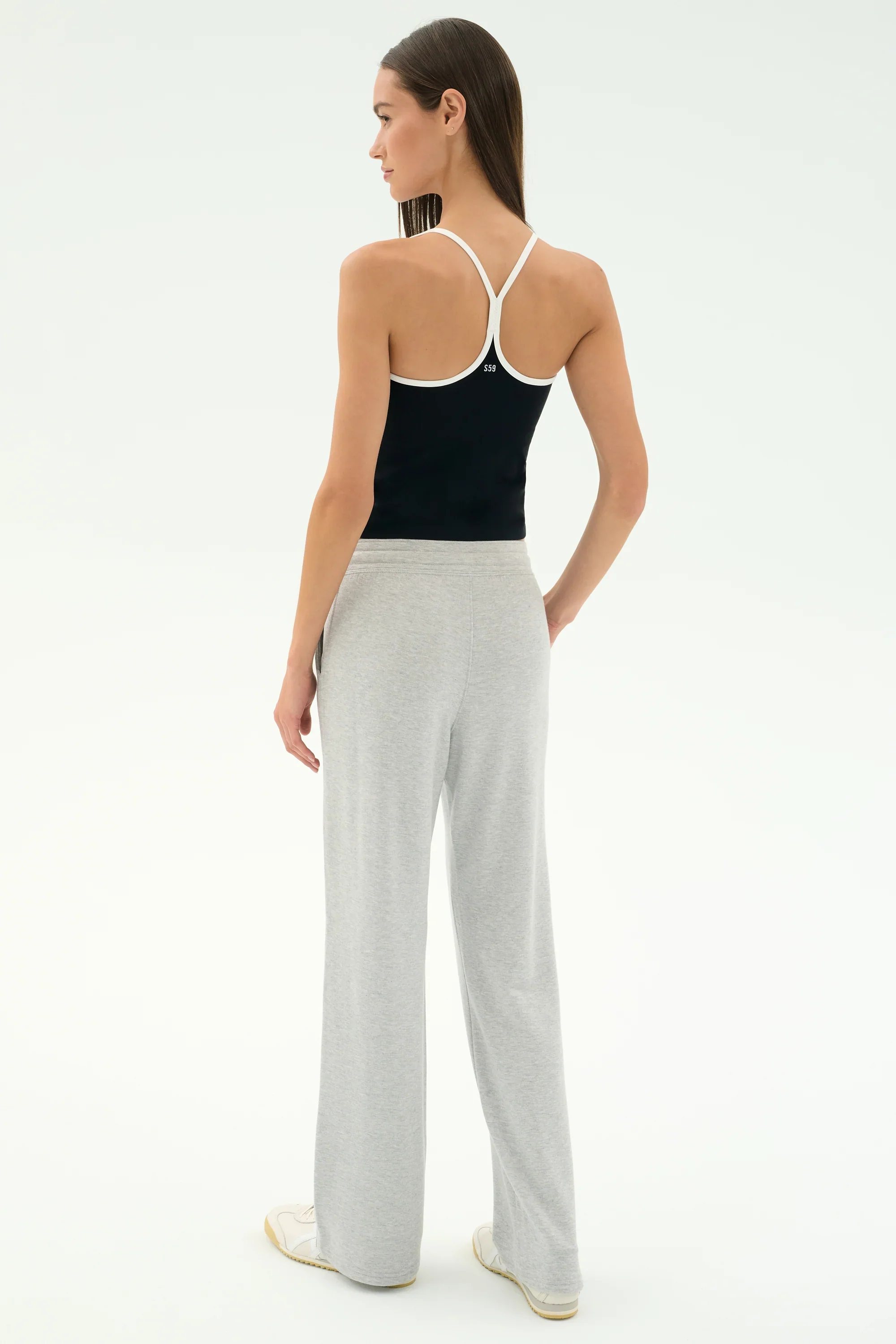 SPLITS59 | Raven Fleece Sweatpants - Heather Grey - Image 3