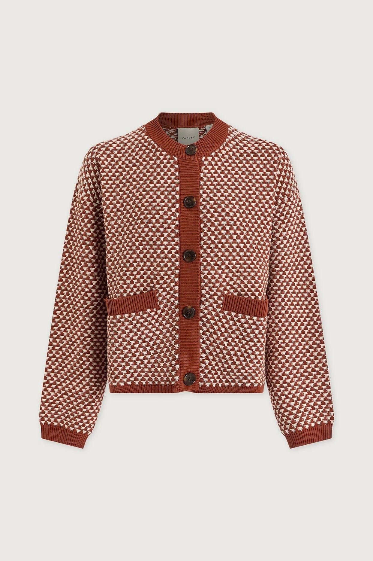 VARLEY | Elmwick Knit Jacket - Maple - Image 5