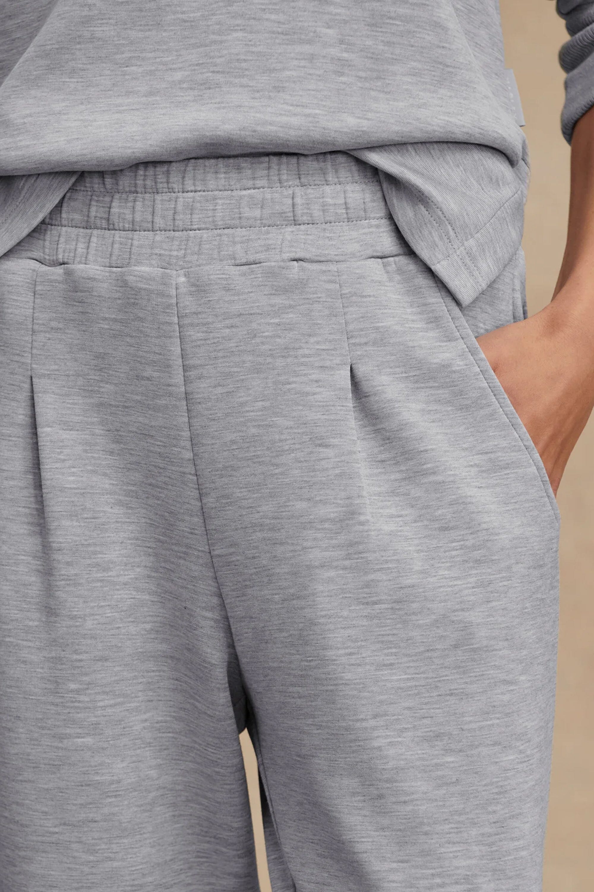 VARLEY | The Rolled Cuff Pant - Mid Blue Marl - Image 3